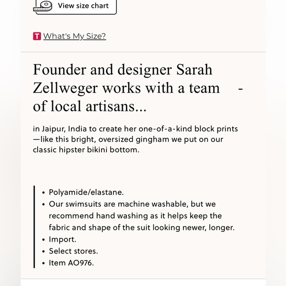 NWT J. CREW X CZ BLOCKPRINTS GINGHAM BIKINI BOTTOM, M - Picture 2 of 3